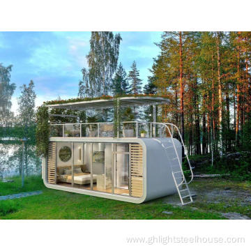 Tiny Expandable Foldable Mobile Modular Space Capsule